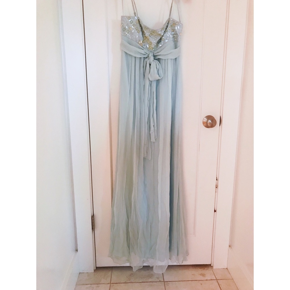 Ice Blue BCBG Prom Dress